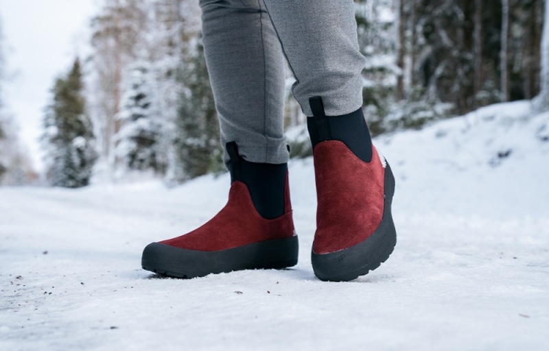 Buty Zimowe Icebug Dala Biosole Męskie Bordowe | PL-NQJPAM317