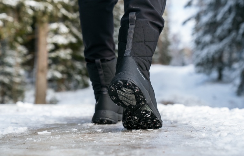 Buty Zimowe Icebug Ivalo 4 BUGrip Męskie Czarne | PL-LEJGNR362