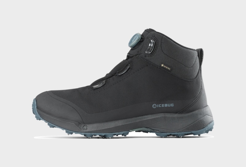 Buty Zimowe Icebug Stavre BUGrip GTX Męskie Czarne | PL-TWGXBK134