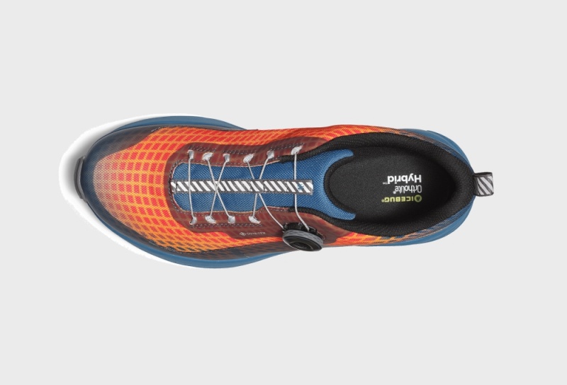 Buty do Biegania Icebug NewRun BUGrip GTX Męskie Pomarańczowe | PL-SNEOBC625